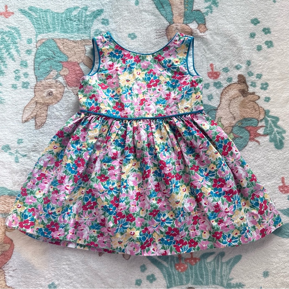Vintage Ralph Lauren Baby Girl Dress Set 9M Floral Bloomers Cottagecore